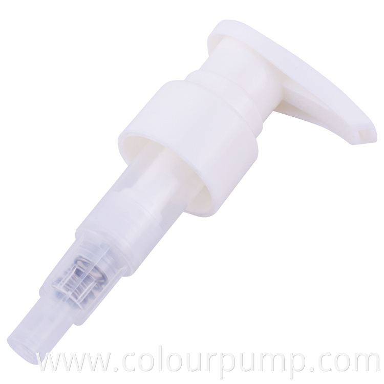 Plastic Lotion Treatment Pump White Spray Bottle Cap